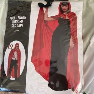 Red Cape for Halloween Costume